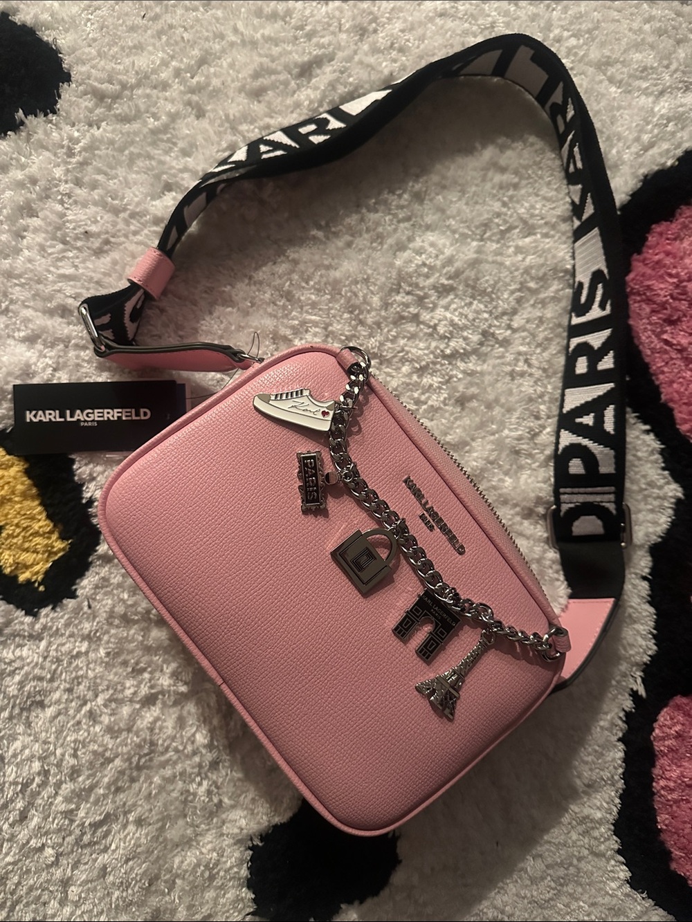 KARL LAGERFELD Pink Crossbody Bag
